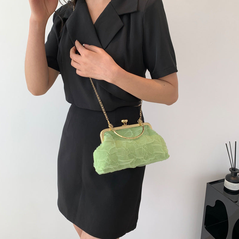 Wholesale Fold Chain Nylon One Shoulder Crossbody Carrying Bag