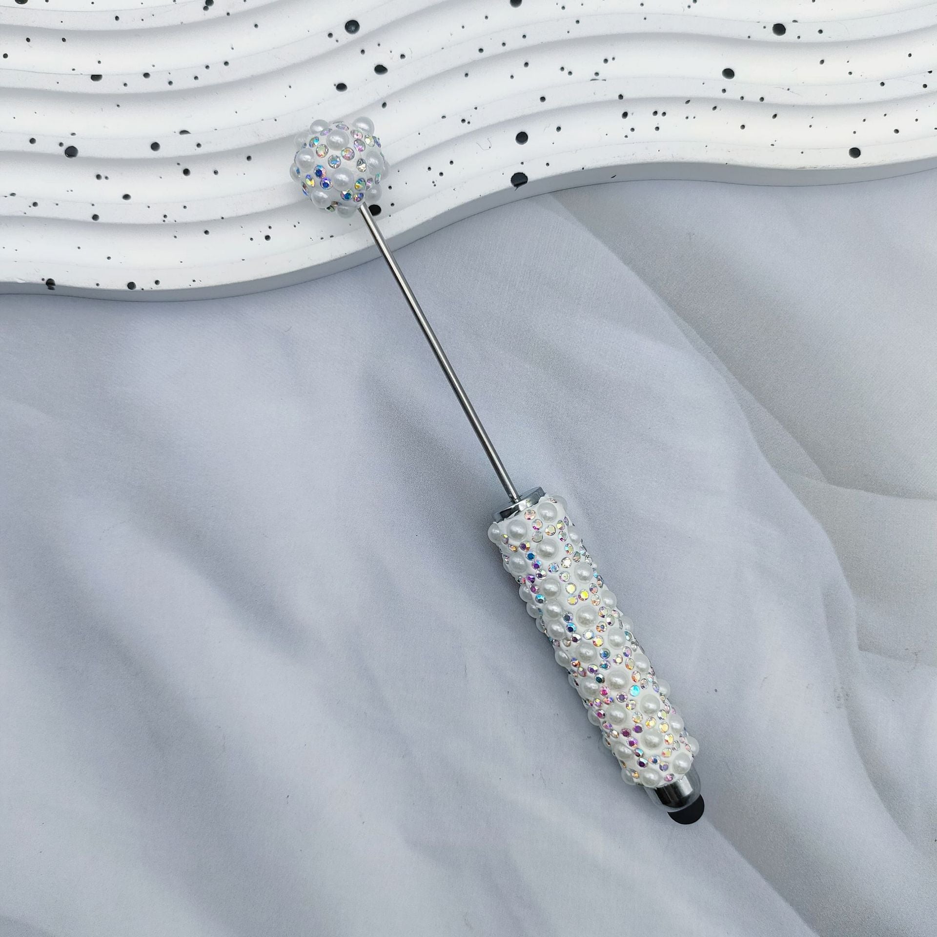 Wholesale DIY Touch Screen Pearl Full Diamond Beadable Pen