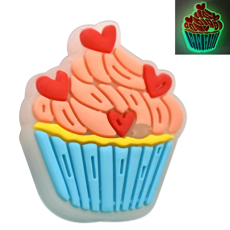 Wholesale Random 100pcs/pack  Glow-in-the-dark cartoon multi-functional beaded   Focal Beads