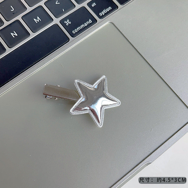 Wholesale Cute Star Niche Spicy Girl Metal Hair Clips
