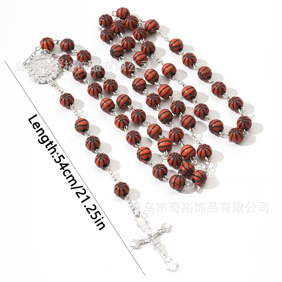 Wholesale 10pcs/pack Cross Rosary Baptism Communion Necklace