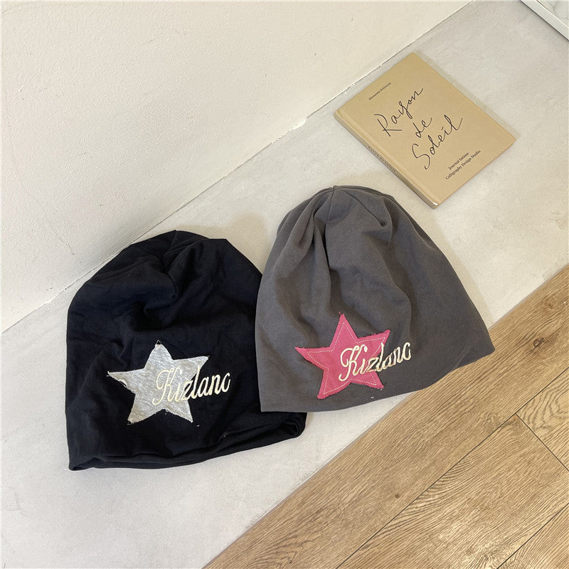 Wholesale Cotton Polyester Autumn Winter Hip Hop Stars Embroidered Baotou Cap