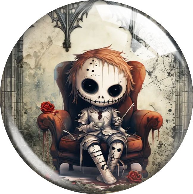 Wholesale  10pcs Skull Cartoon Crystal Soft Magnetic Fridge Magnet