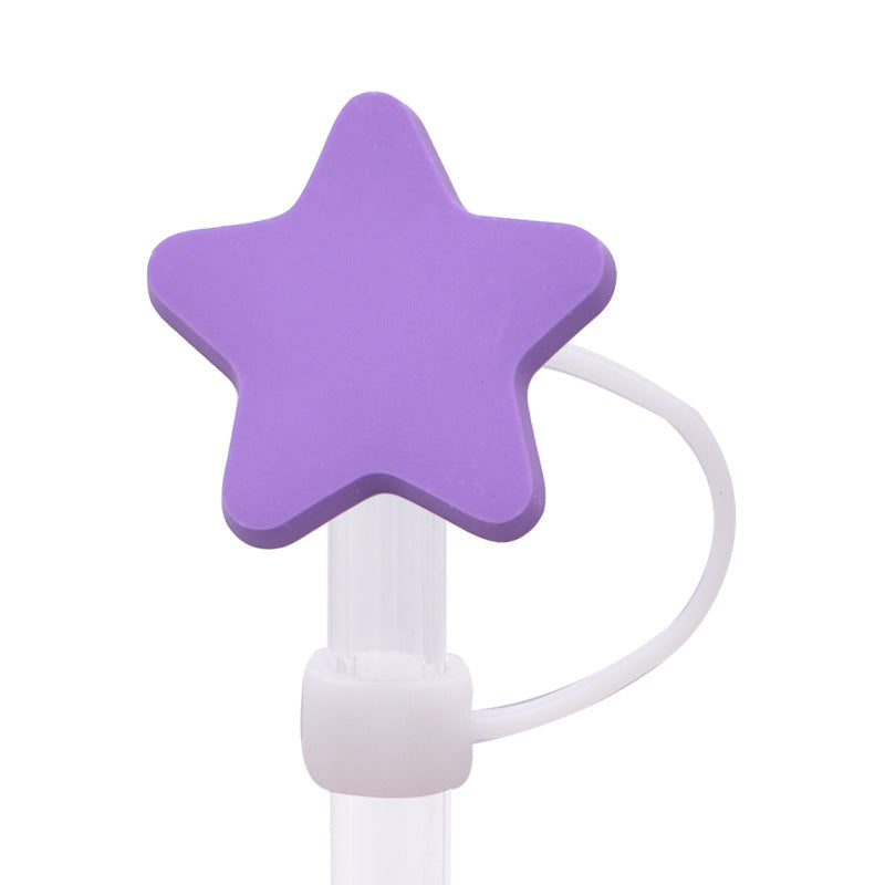 Wholesale  Random 100pcs/pack   Cute food internet celebrity straw cover  Straw Tube Cap