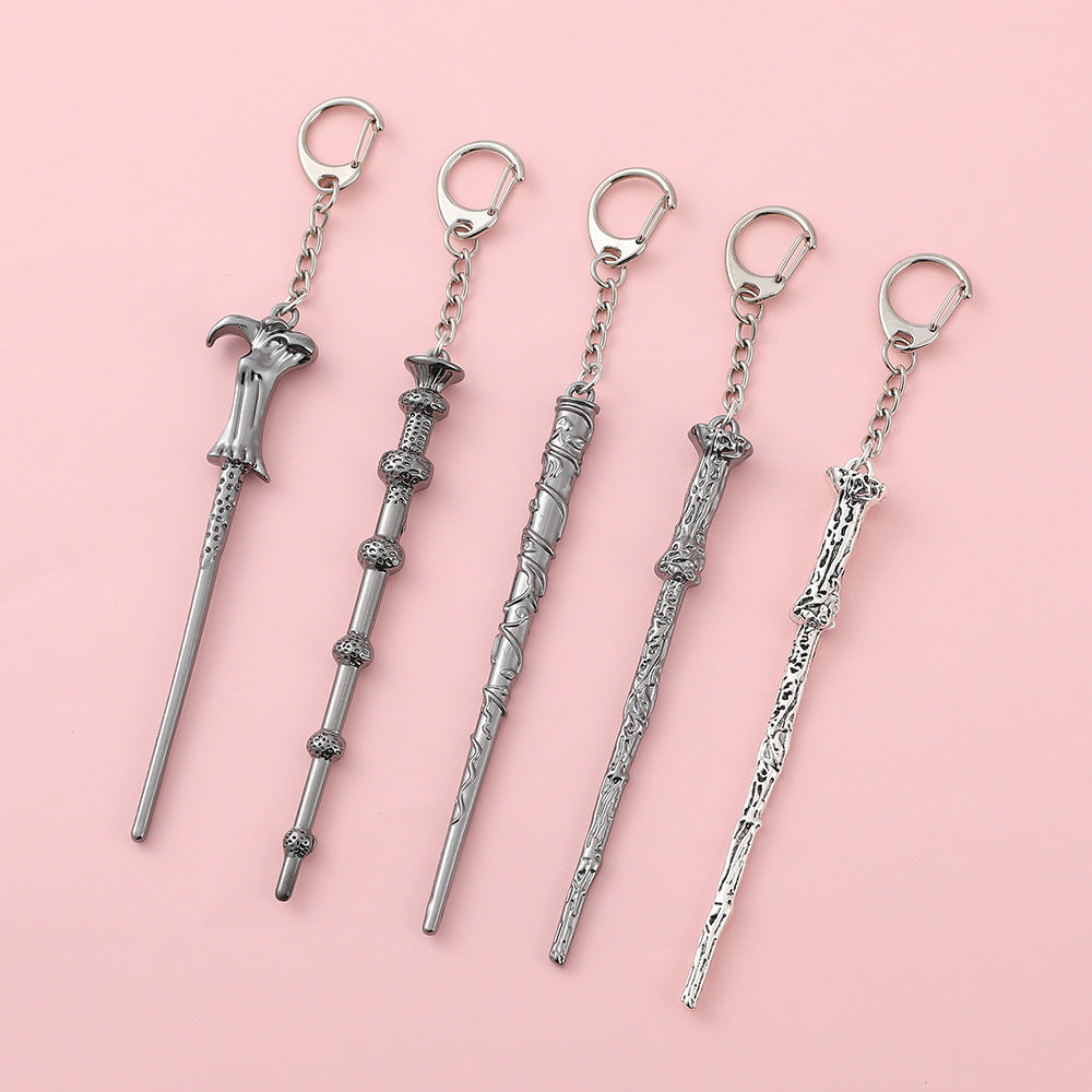 Wholesale  Alloy Magic Wand Keychain