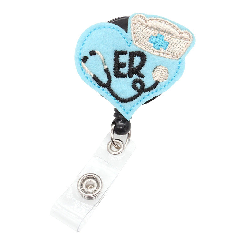 Mayor Médico Medicina Medicina Lindo Retractable de dibujos animados retráctil