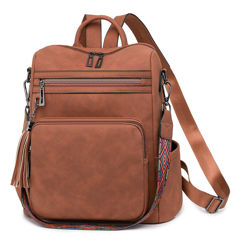 Wholesale Winter Retro Fashion Women's Large Capacity Backpack