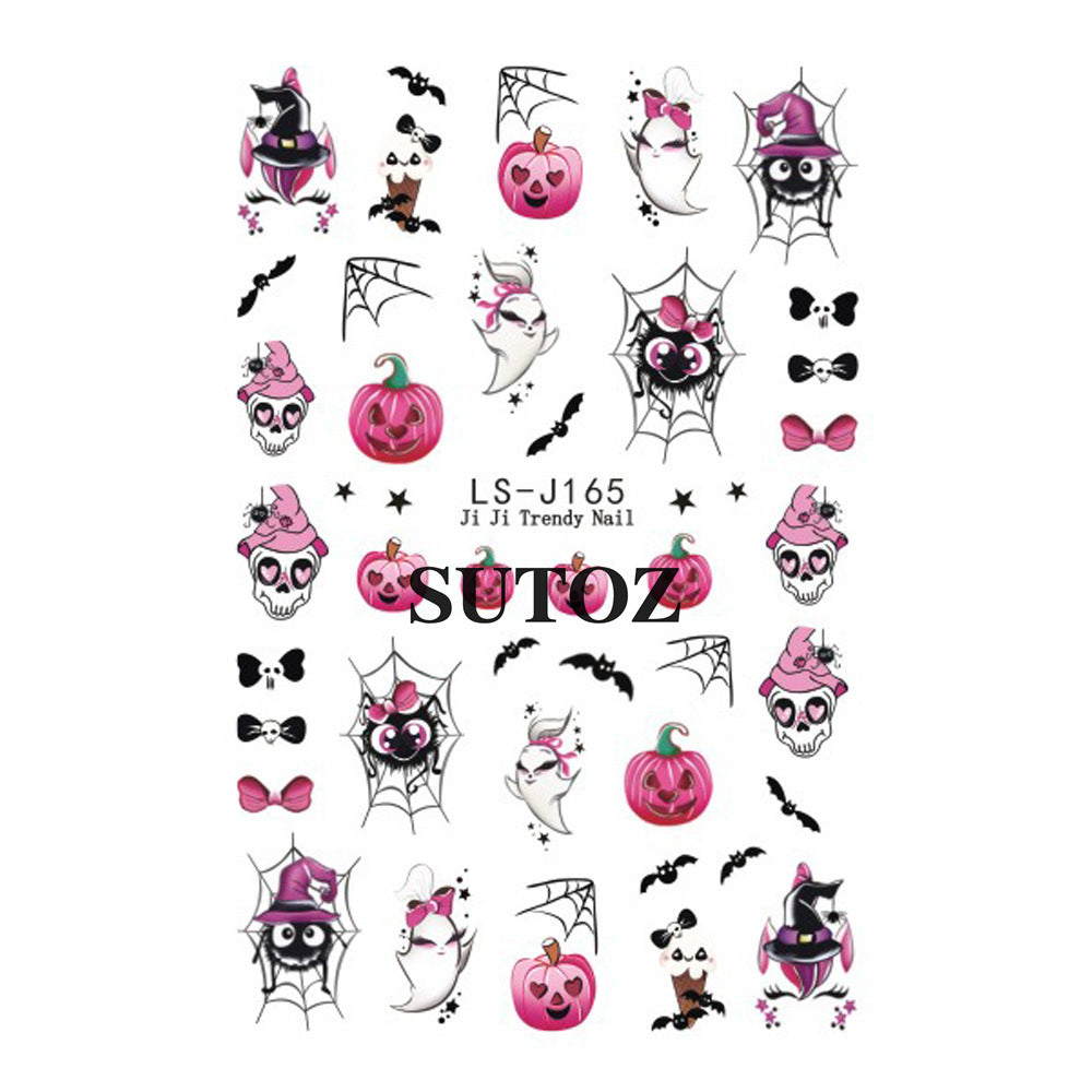 Wholesale 3pcs/pack nail art stickers cartoon cute nail stickers