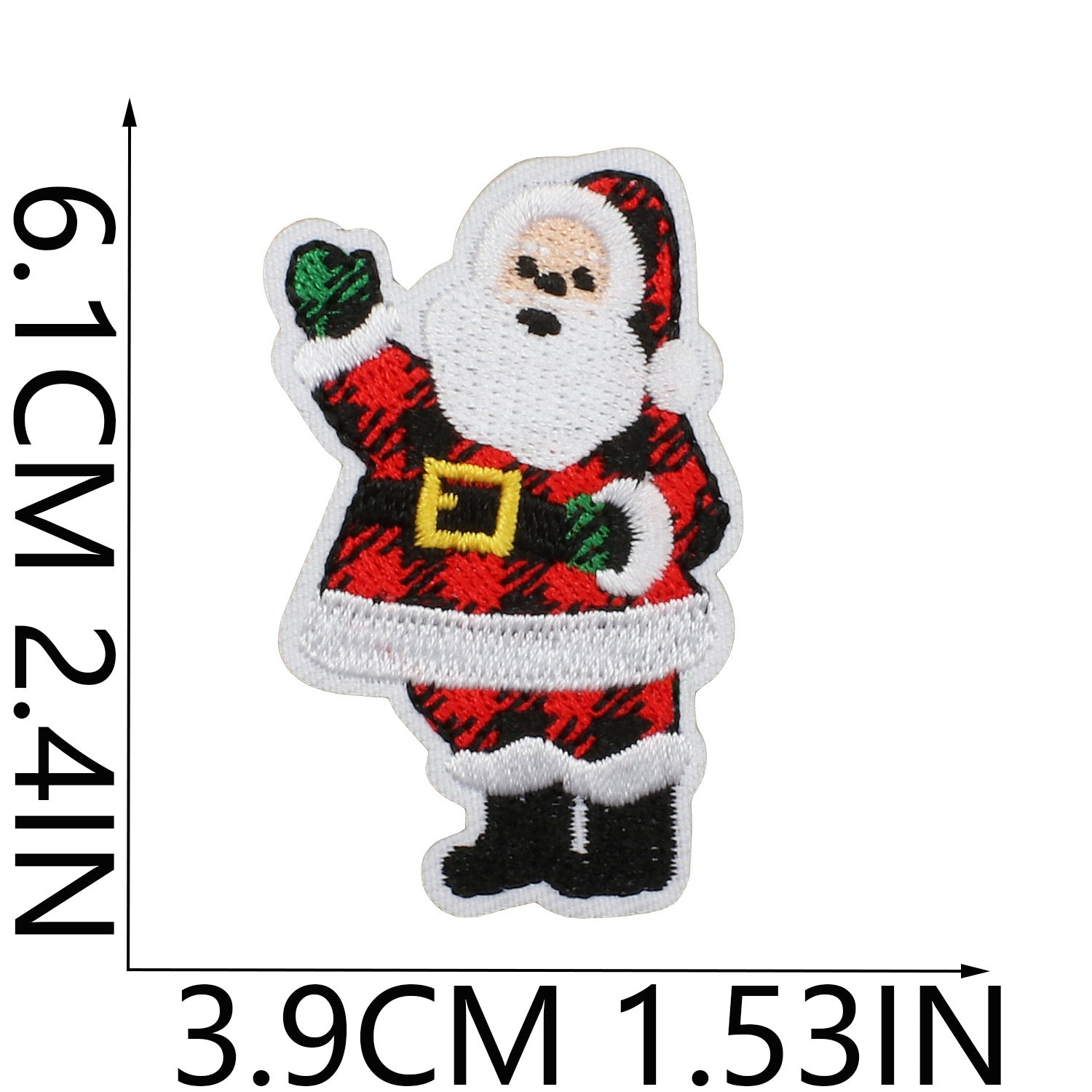 Wholesale Cartoon Christmas Embroidery Patches Festive Tree Snowman Designs Polyester Thread Decorative Accent For Clothing Bags DIY Projects