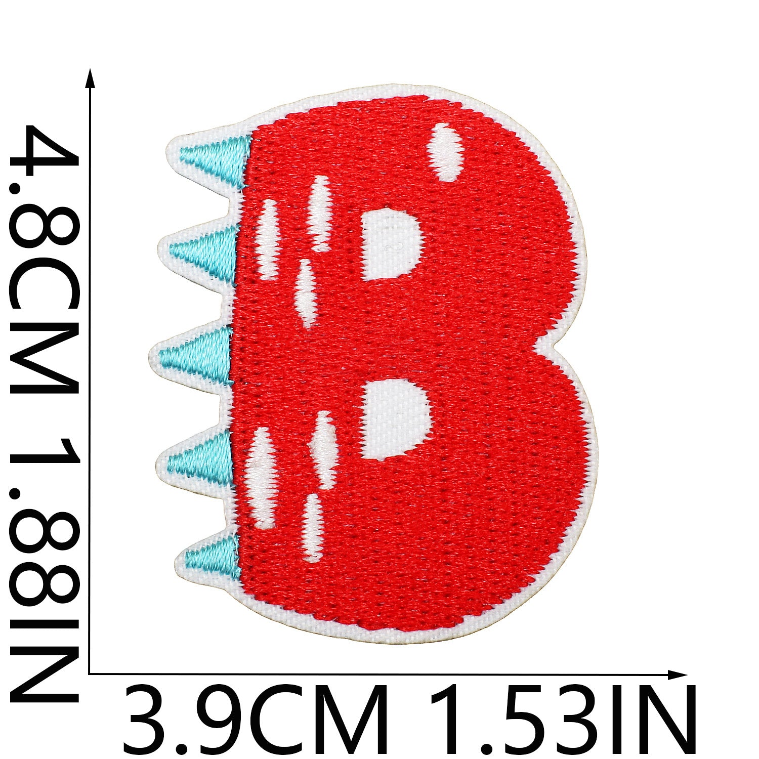 Wholesale Dinosaur Alphabet Embroidery Patches Fun Cartoon Letters For Clothing DIY Craft Supply