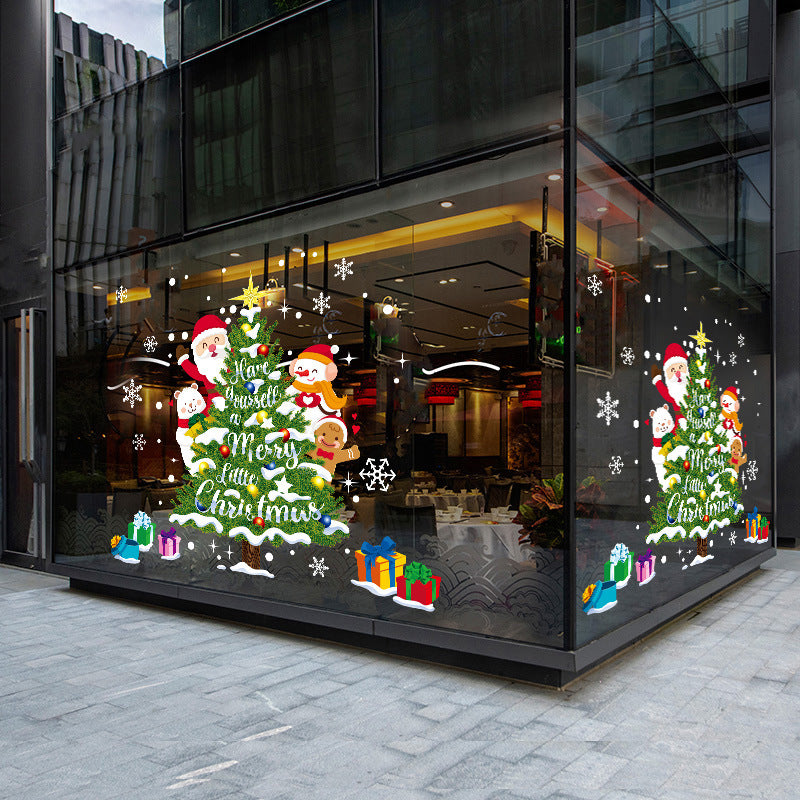 Wholesale Christmas Decoration Stickers Gold Large Size