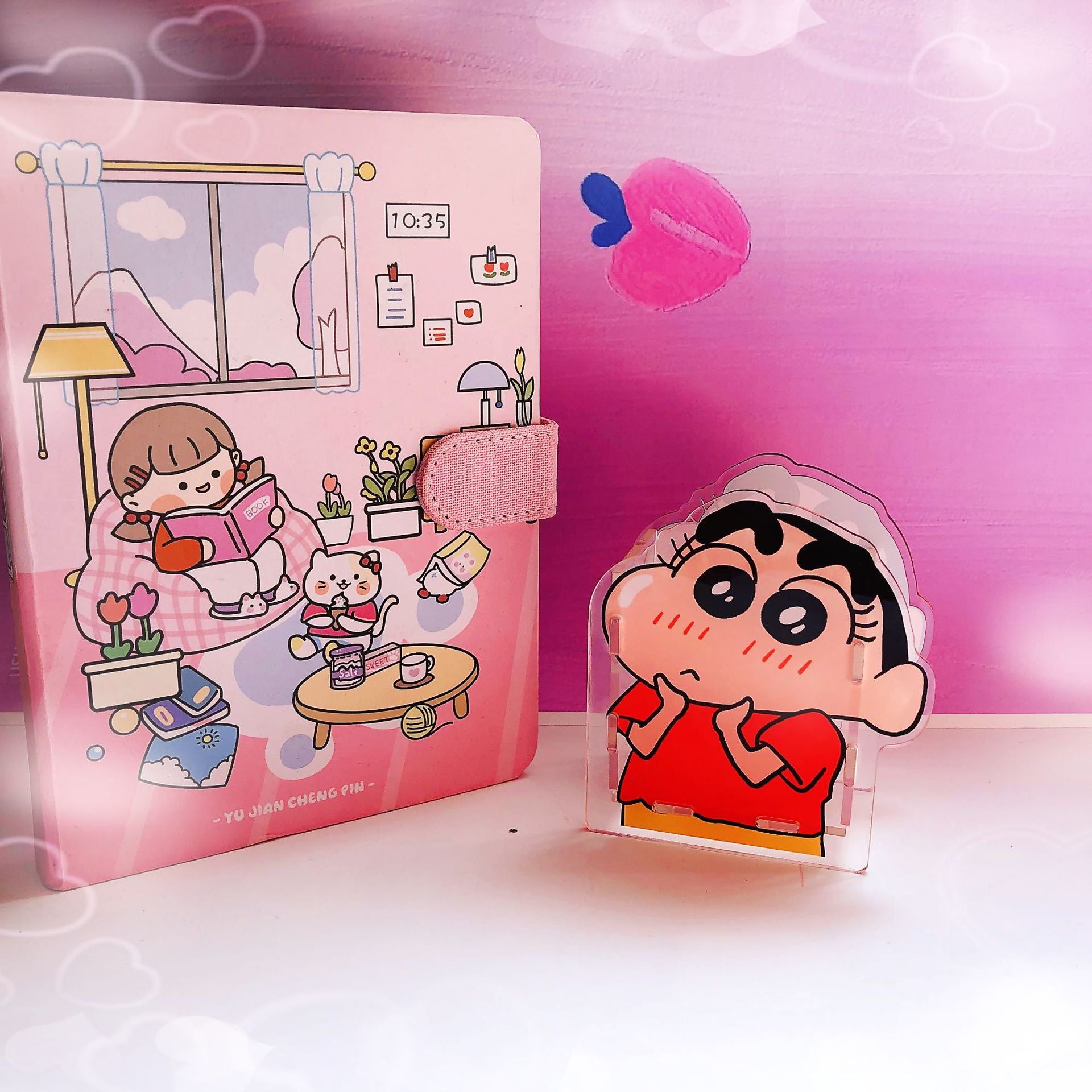 Wholesale  Creative Cute Cartoon Acrylic Pen Holder OLY Exclusive