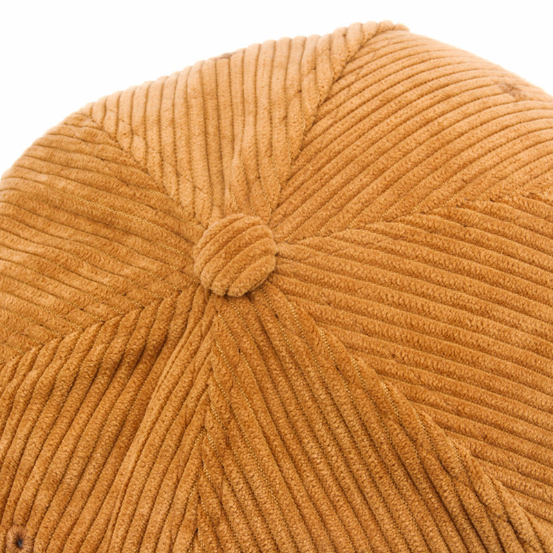 Wholesale Autumn and Winter Corduroy Stick Solid Color Retro Casual Warm Hat