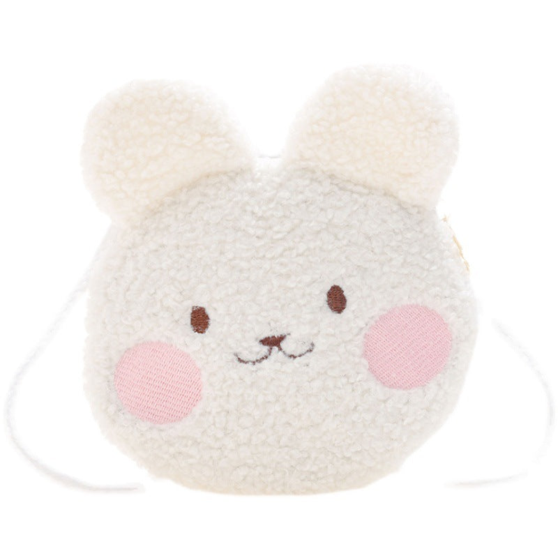 Wholesale Cute Plush One Shoulder Crossbody Round Kids Bag