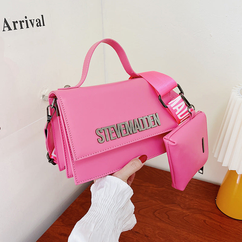 Wholesale Letter Shaped Small Square Bag Handbag Single Shoulder Crossbody Bag