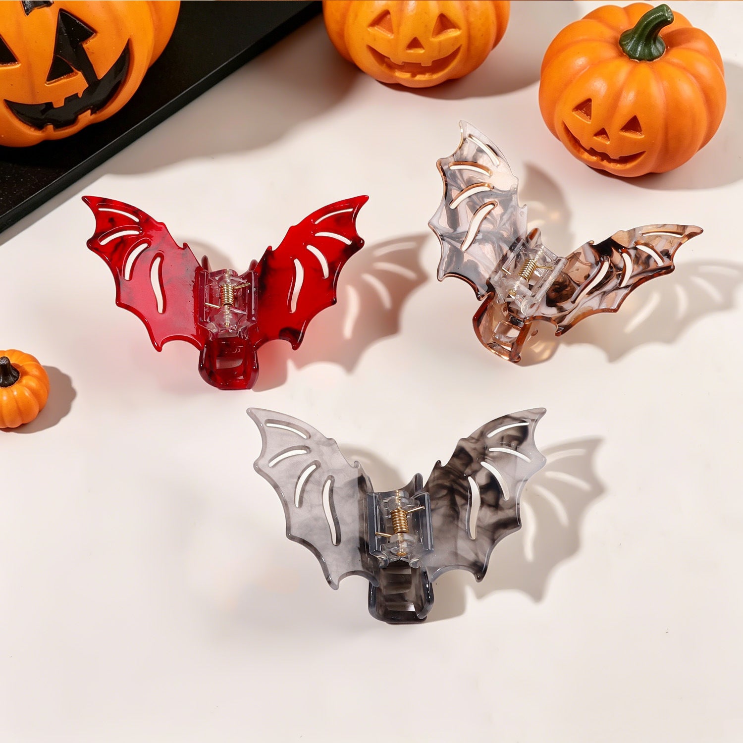 Wholesale PVC Bat Hair Claw Clip For Women  Party Hair Accessory