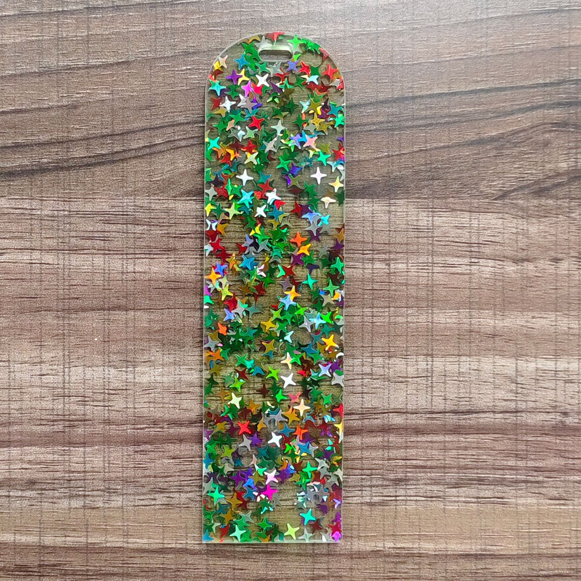 Wholesale 10pcs Blank Powder Acrylic Sticker Bookmark DIY Pendant Ornament