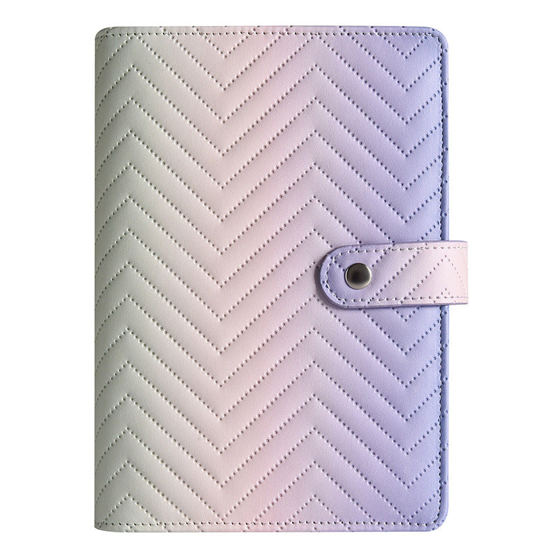 Wholesale Macaron Leather PU with Marble Pattern A6 Loose Leaf Notebook
