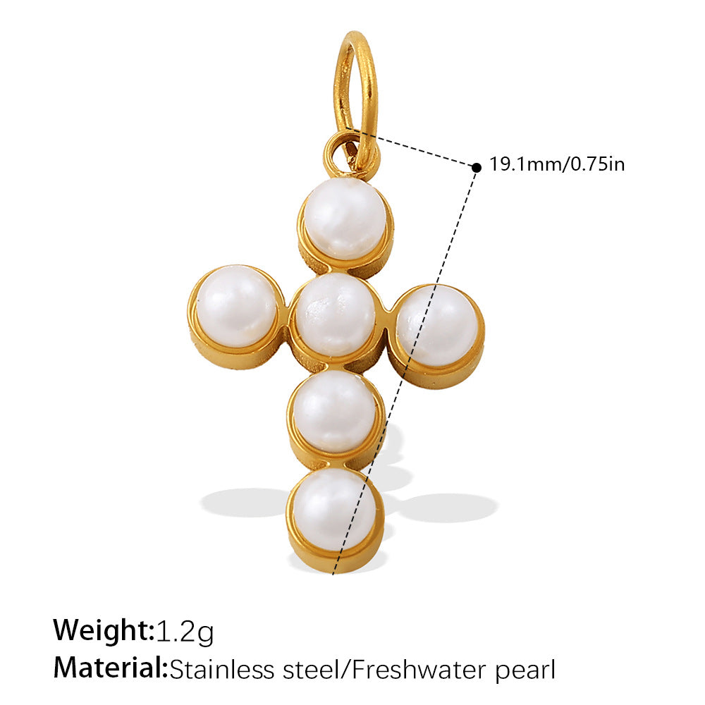 Wholesale Ocean style retro key heart-shaped stainless steel necklace pendant accessories