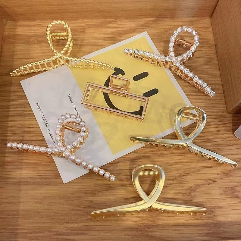 Wholesale Simple French Retro Alloy Hair Clips