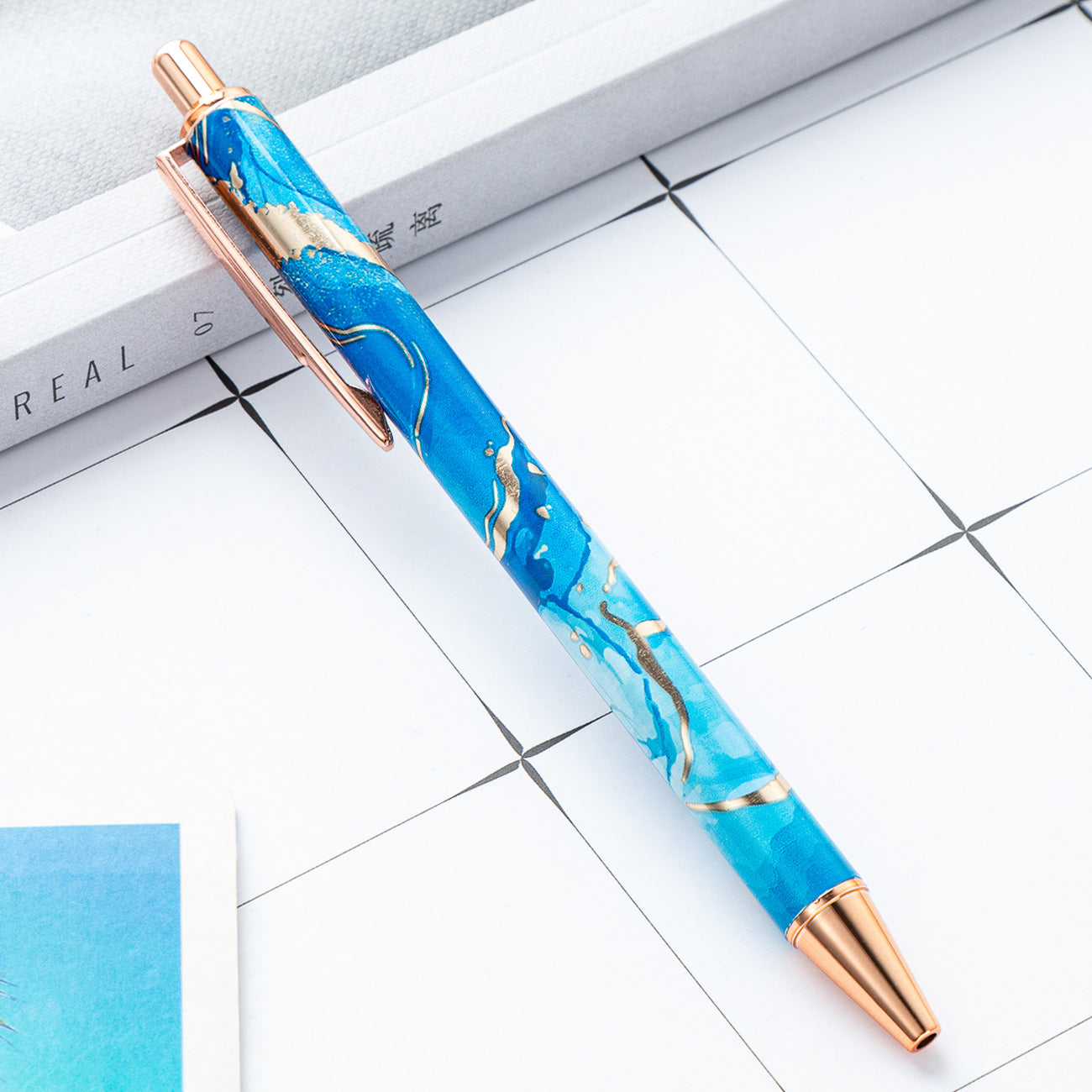 Wholesale New creative student cute printing pattern metal pen
