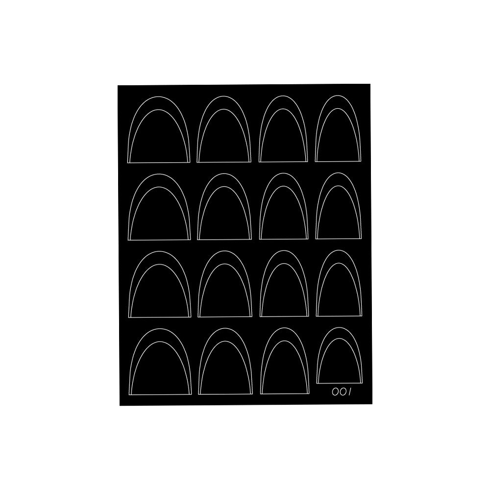 Wholesale Net red nail stickers