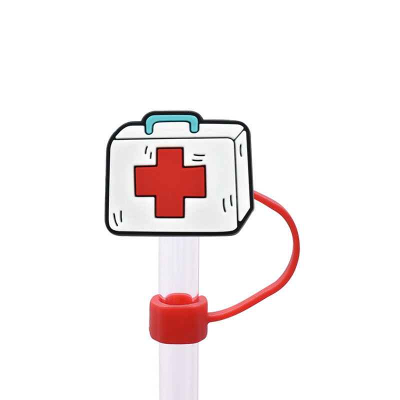 Wholesale  Random 100pcs/pack    Medical dust plug  straw cap  Straw Tube Cap