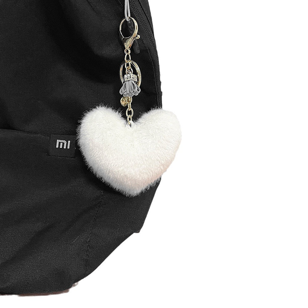 Wholesale Tassel Love Plush Keychains