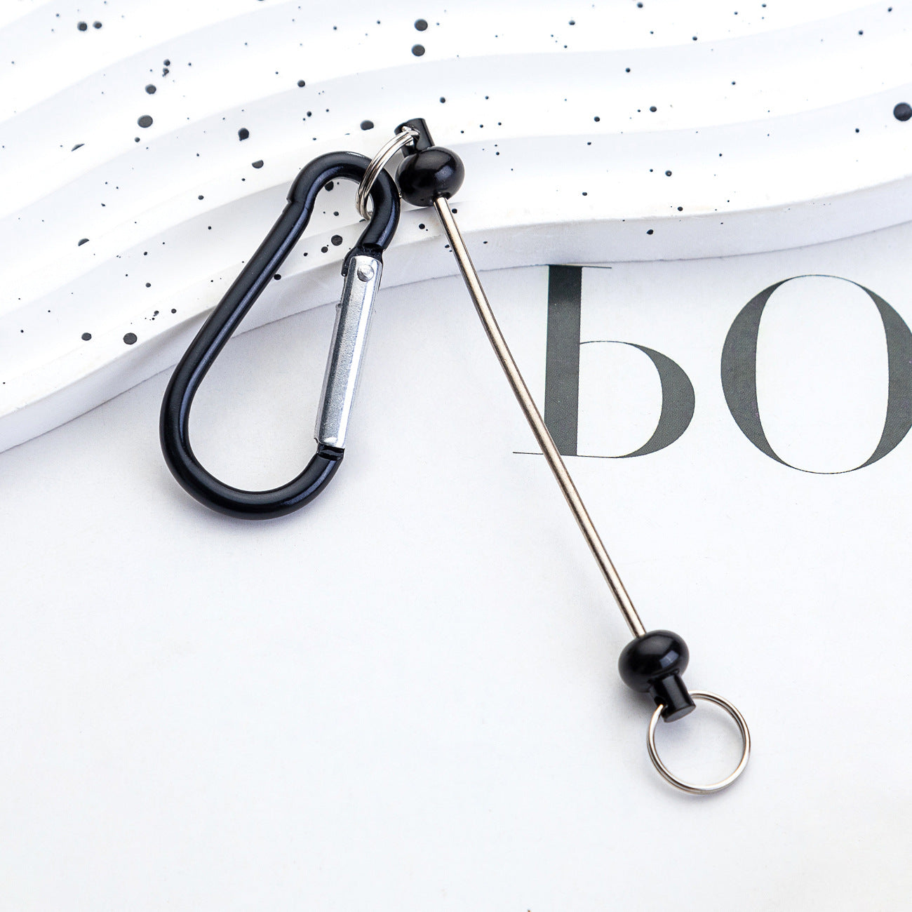 Wholesale Beadable Metal Hook Keychain