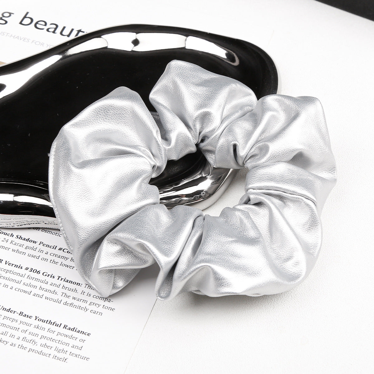 Wholesale PU Leather Laser Hair Accessories