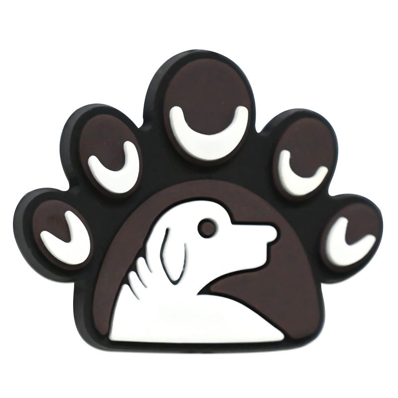 Wholesale  Random 100pcs/pack Cartoon animal footprints bead Focal Beads