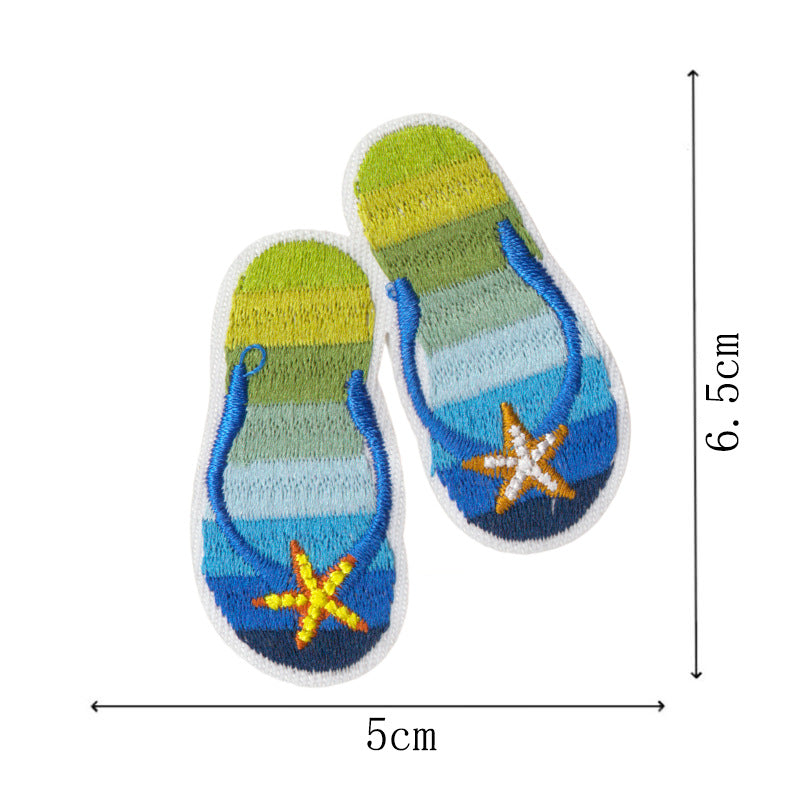 Wholesale Holiday Beach Surfer Girl Embroidery DIY Patches