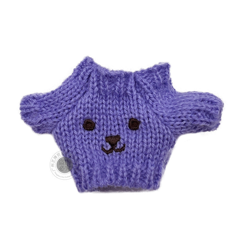 Wholesale 5pcs Toy 14cm Embroidered Knitted Door Dog Elf Doll Accessories