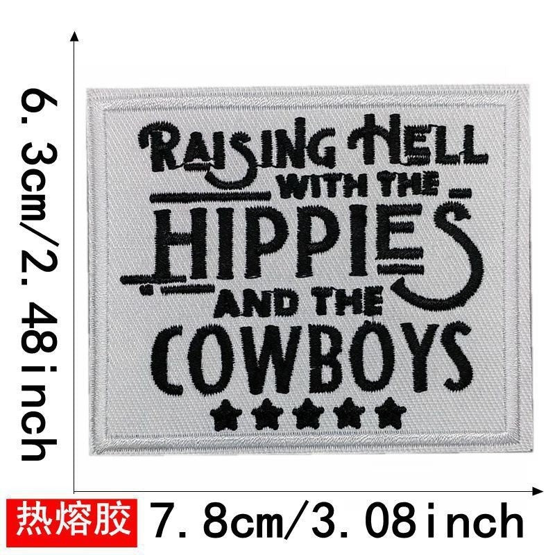 Wholesale Large English Motif Iron On Embroidered Patch No Sew Polyester DIY Applique For Hats Clothing Chic Gift Resale