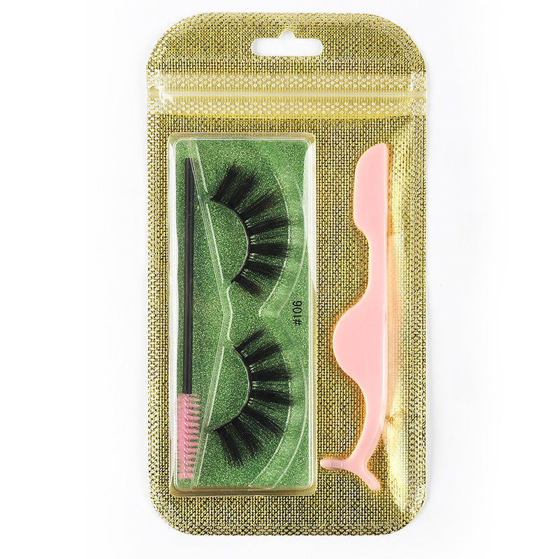 Wholesale 3D false eyelashes natural thick