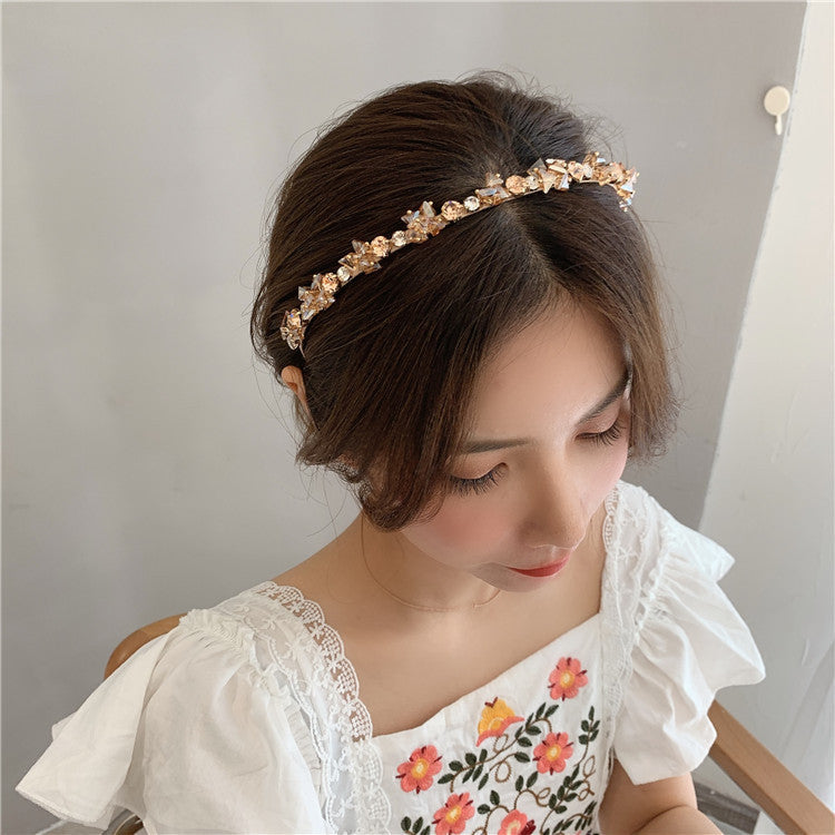 Wholesale Crystal Rhinestone Flower Hair Bands