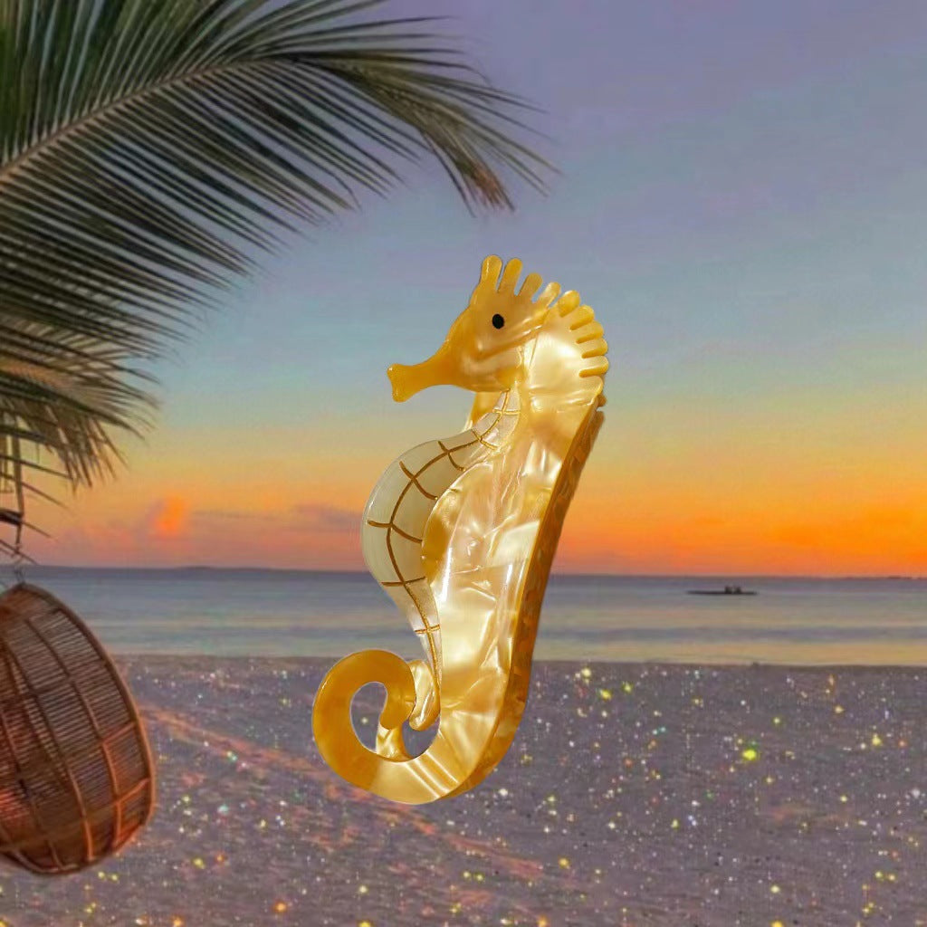 Clips de cabello biológico marino de acetato al por mayor