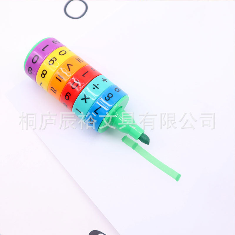 Wholesale Digital Rubik's Cube Highlighter Pen
