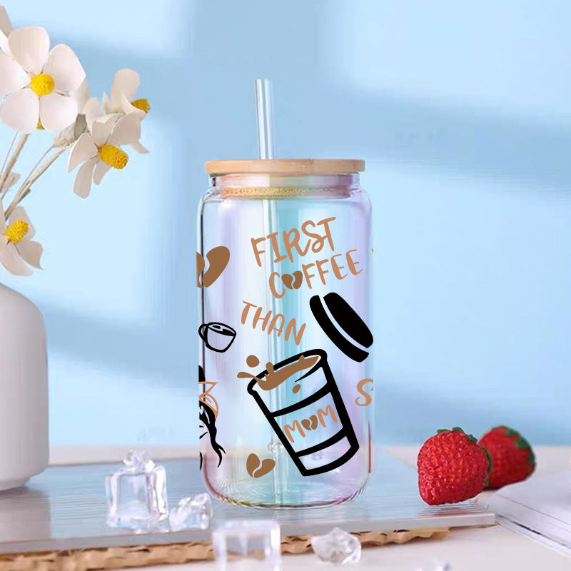 Wholesale coffee beverages 16oz Cup UV DTF Wraps