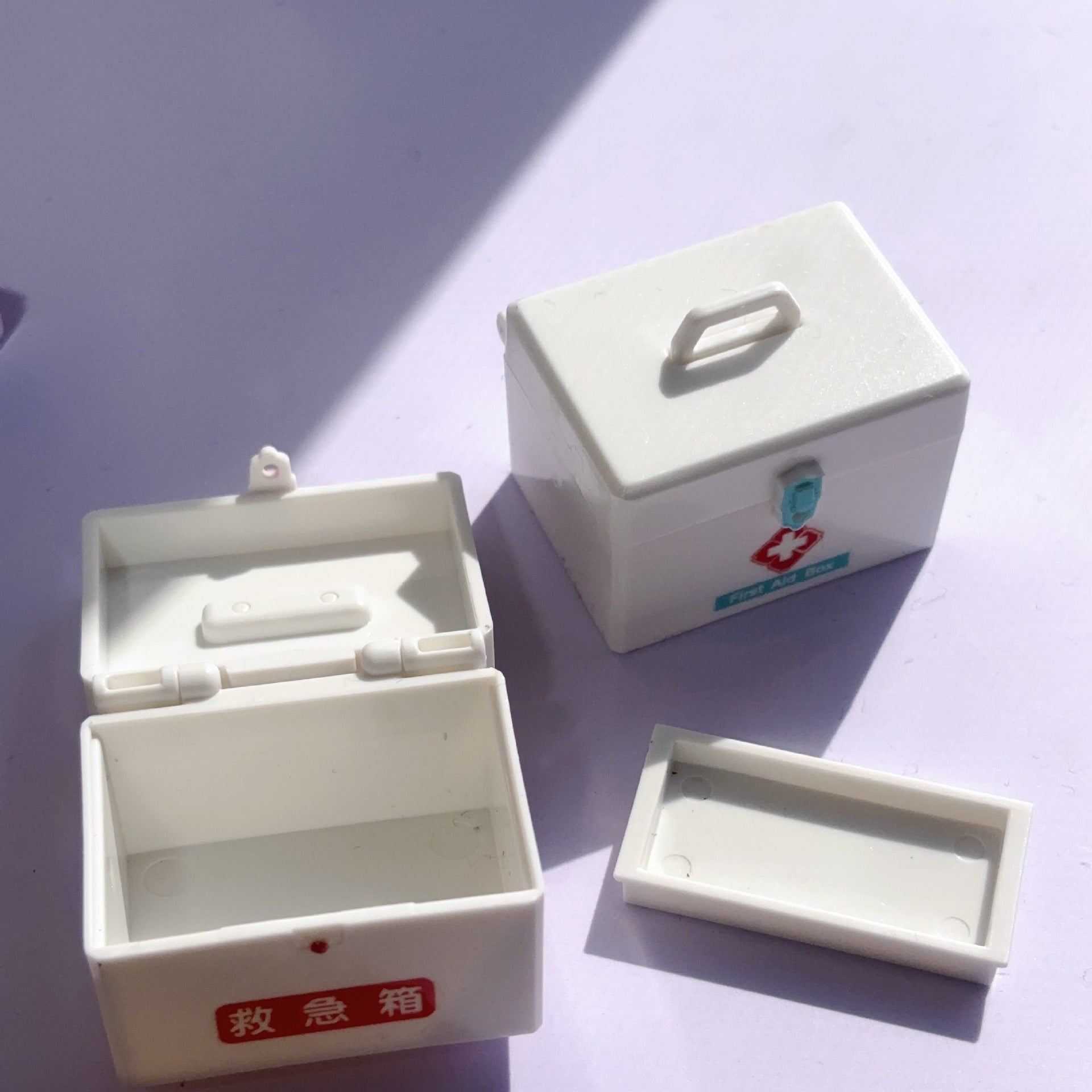 Wholesale 3pcs Mini Medicine Box Model Decoration Miniature Medicine Box