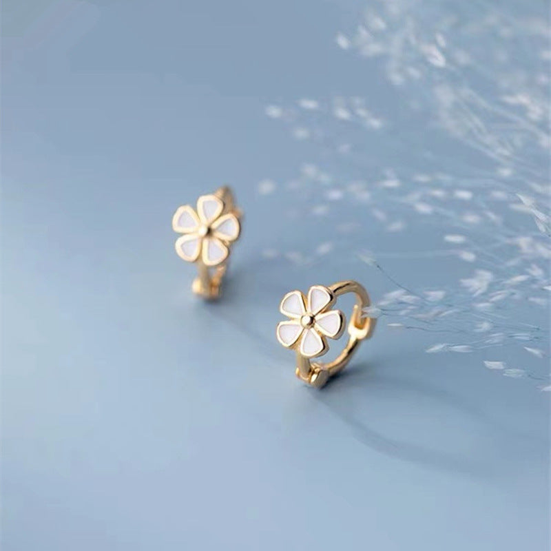 Wholesale High-end and Niche Pure Silver Needle Earrings