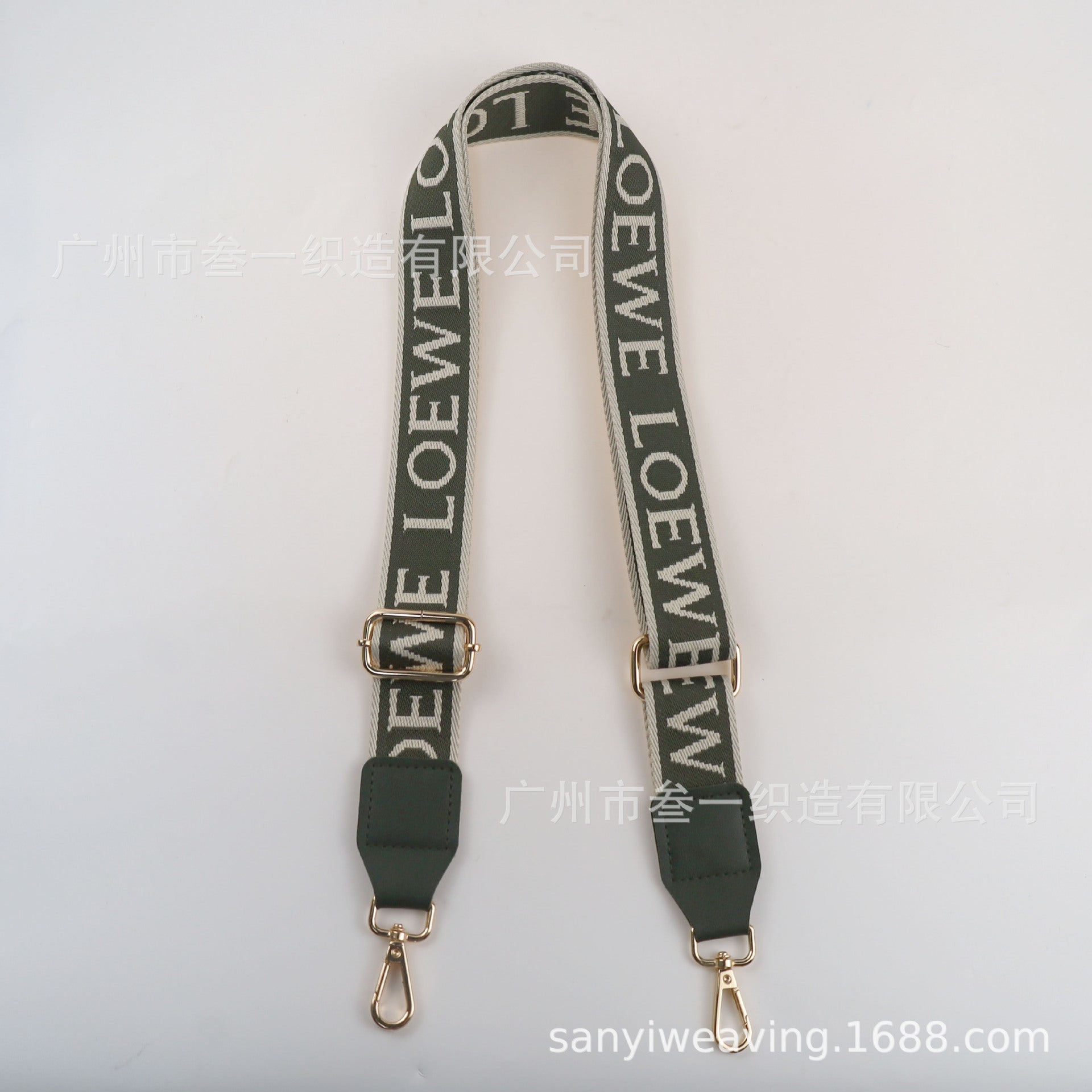 Wholesale English Letter Personalized Canvas Versatile Single and Double Shoulder Crossbody Adjustable Shoulder Strap