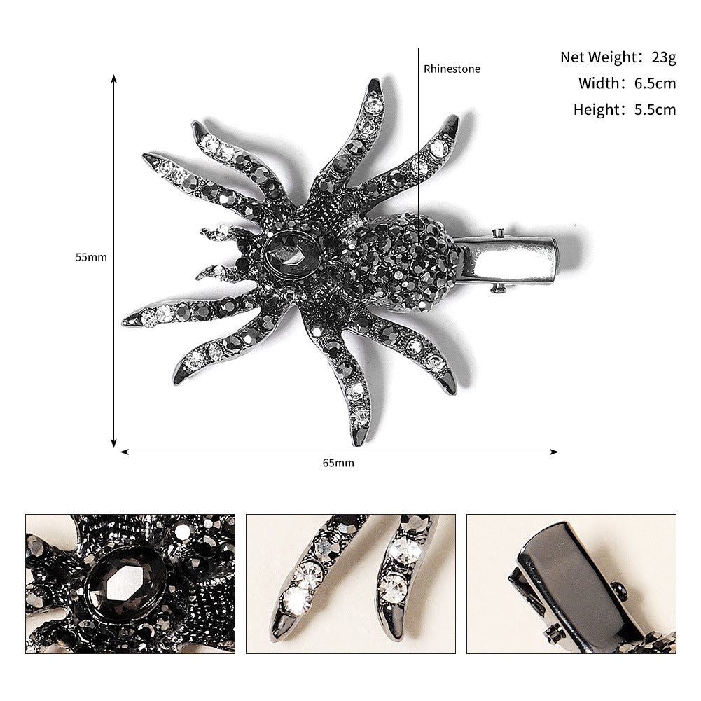 Wholesale Halloween Funny Rhinestone Hair Clips