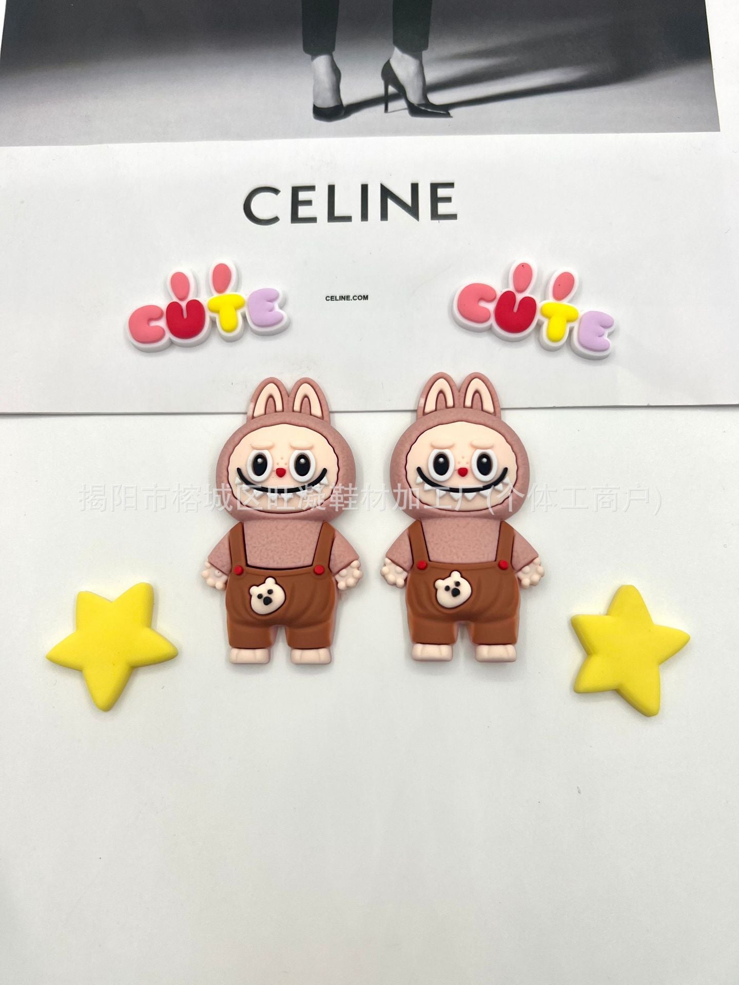 Wholesale DIY Perforated Shoe Buckles DIY Soft Rubber Shoe Buckles OLY Exclusive