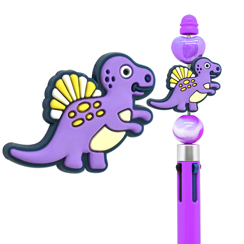 Wholesale 100pcs Diy Dinosaur Cartoon PVC Beads