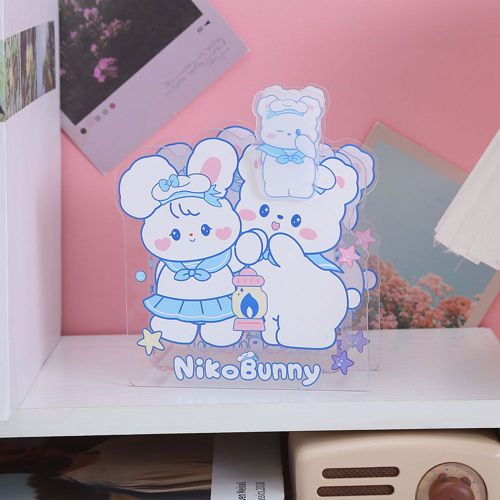 Wholesale  100 pcs Creative Cute Cartoon Acrylic Pen Holder