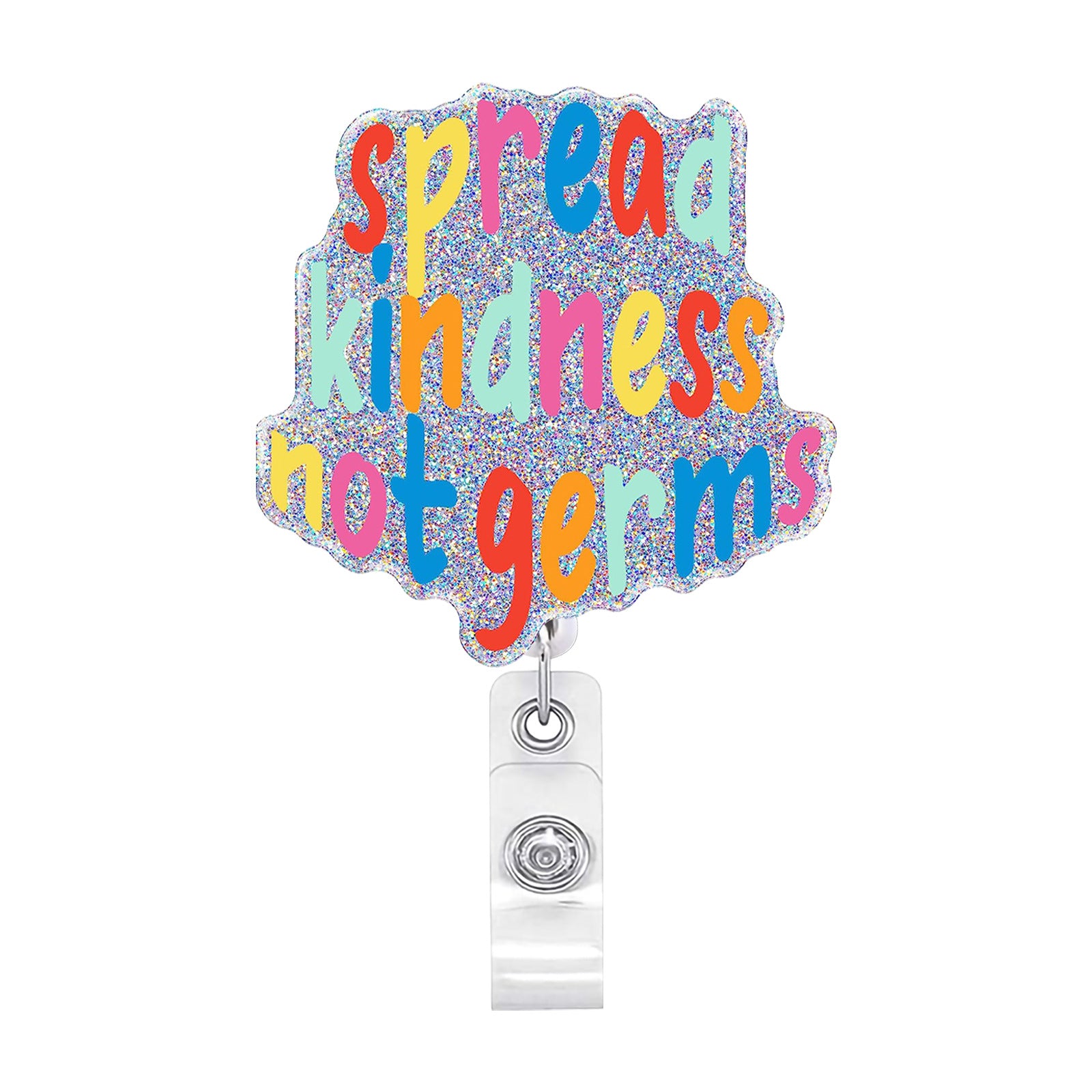 Wholesale Acrylic Medicine Bottle Bulldog Rotating Retractable Badge Scroll Keychain