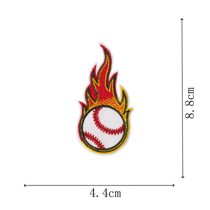 Wholesale Bow Cartoon Baseball DIY Patches