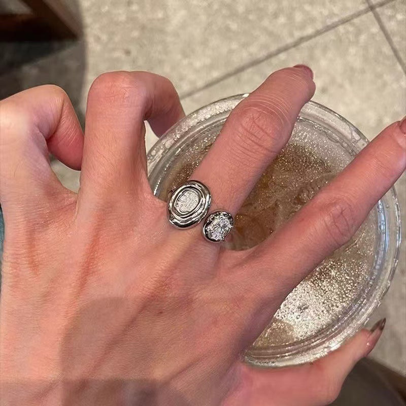 Wholesale Ins  Middle Ancient Opening Fashion Retro Ring