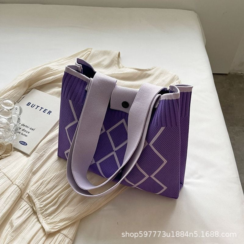 Wholesale  Summer Casual Commuter Small Square Bag High-end  Niche Simple Shoulder Bag Crossbody Bag